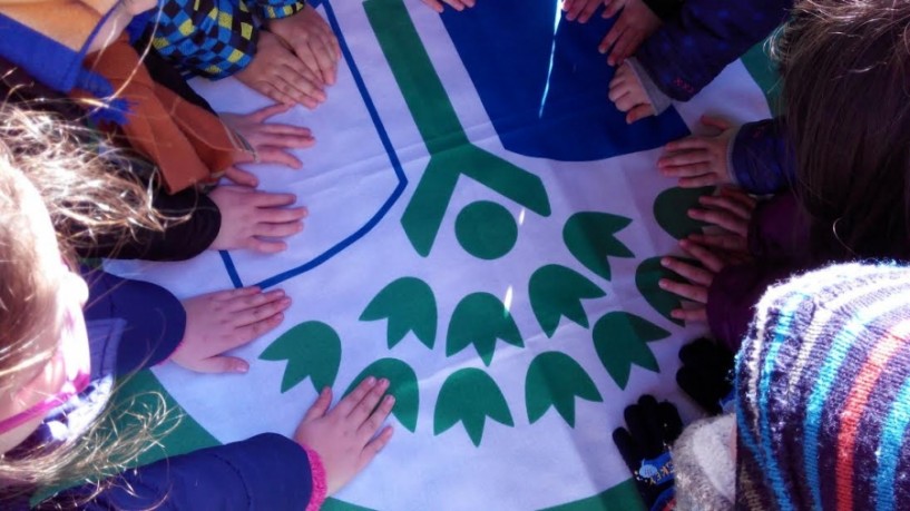 Η πράσινη σημαία των οικολογικών σχολείων στο 8ο Νηπιαγωγείο Νάουσας