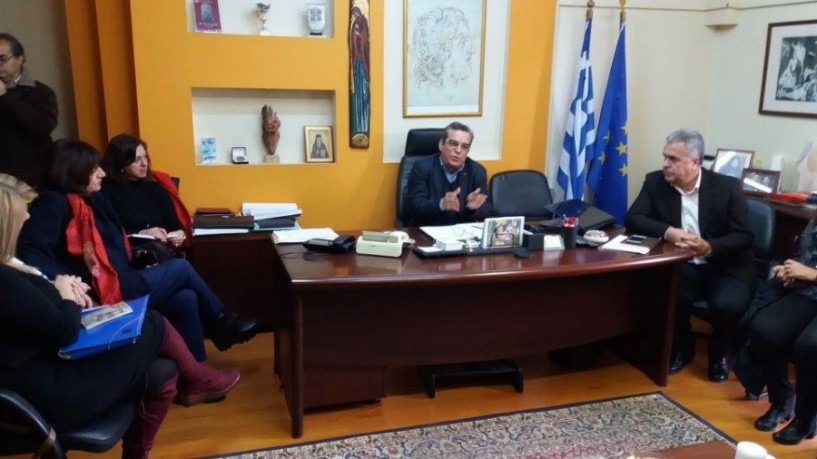 Επίσκεψη του γ.γ. του υπουργείου Παιδείας στη Βέροια