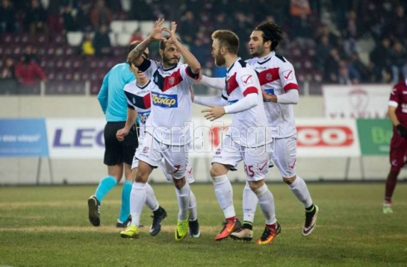 Ήττα 2-1 της Βέροιας στη Λάρισα. Προηγήθηκε με γκολ του Τόνι Κάλβο