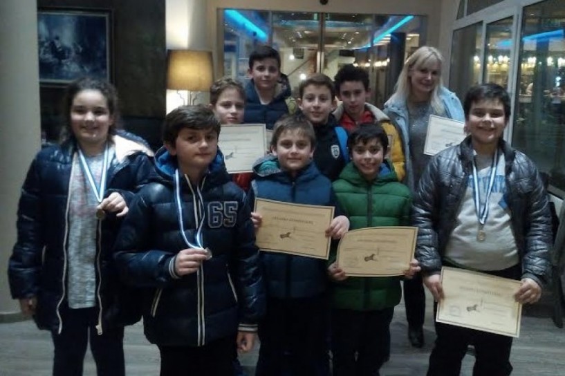 Διακρίσεις του σκακιστικού τμήματος της Ευξείνου Λέσχης Νάουσας στο ατομικό σχολικό πρωτάθλημα σκάκι Κ/Δ Μακεδονίας