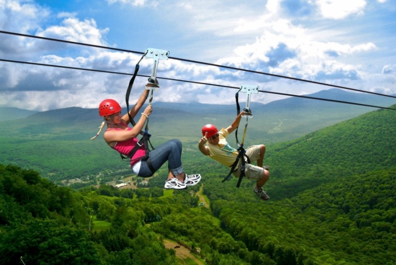 Zip Line. Πρόταση για συρμάτινο σύστημα απόλυτης διασκέδασης στα 3-5 Πηγάδια