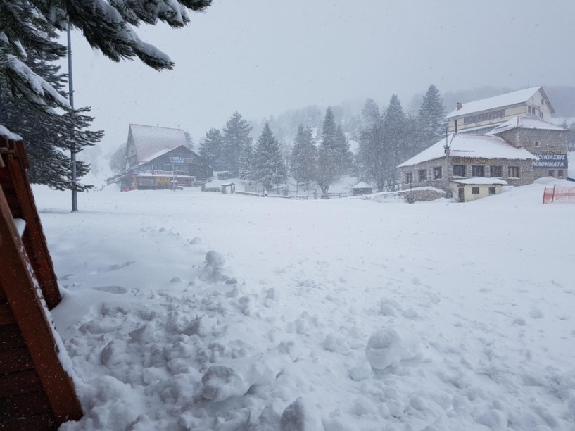 Χιονισμένος Μάρτης στα χιονοδρομικά κέντρα του Βερμίου. Αρνητικές θερμοκρασίες μέχρι το τέλος της ερχόμενης εβδομάδας