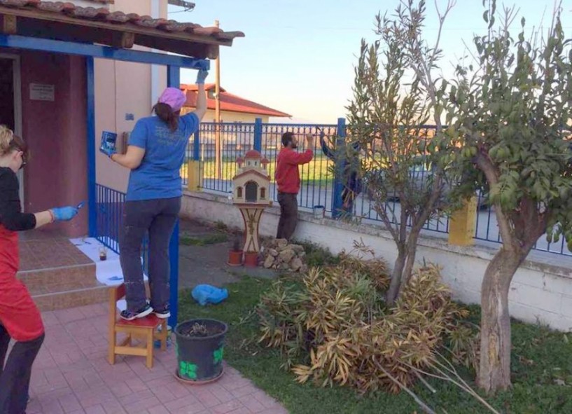 Γονείς, εθελοντές και δήμος... άστραψαν το νηπιαγωγείο Αγγελοχωρίου!