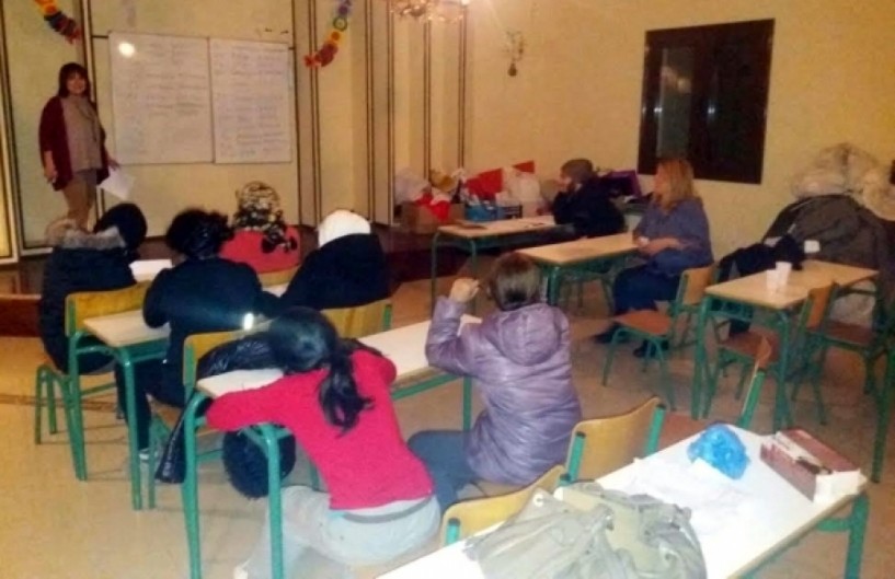 Διδασκαλία της ελληνικής στους πρόσφυγες από καθηγητές του 3ου ΓΕΛ Βέροιας