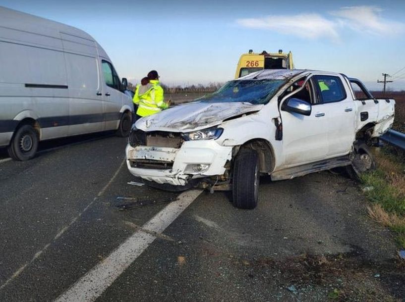 Τροχαίο ατύχημα στην Εγνατία οδό στο ύψος της Κουλούρας