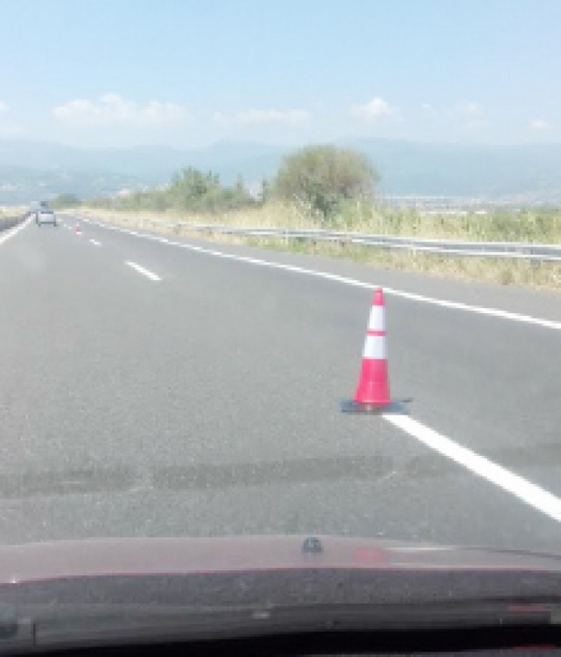 Βάφονται οι διαγραμμίσεις στην Εγνατία