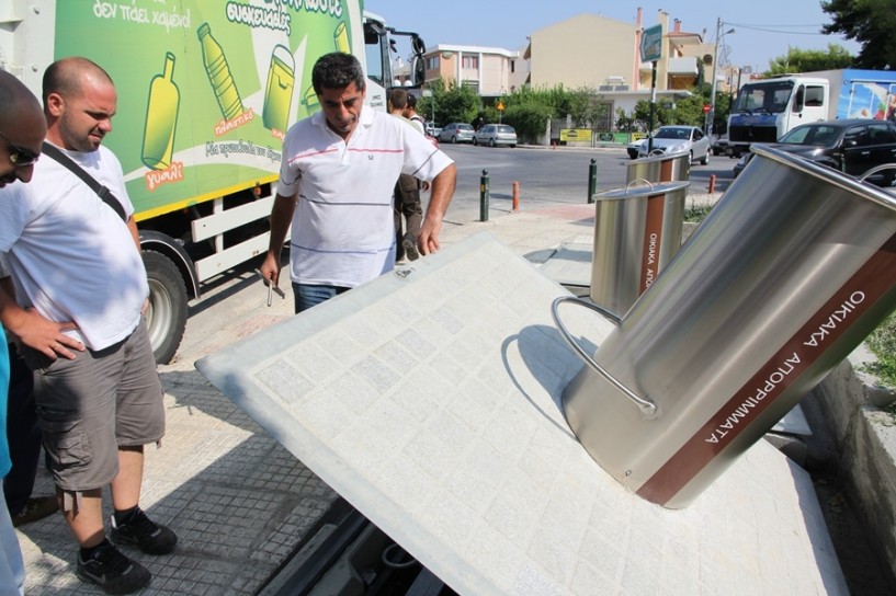 Σε λειτουργία από την Τετάρτη οι υπόγειοι κάδοι στη Νάουσα