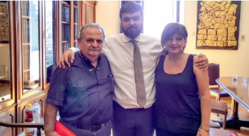Συνάντηση του Υφυπουργού Αθλητισμού  με κ. Καρασαρλίδου και κ.Τζελέπη για το Χιον. Κέντρο Σελίου