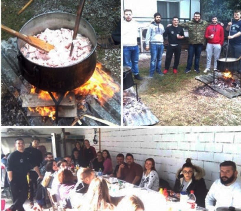 Προετοιμασίες στο Μακροχώρι για τη γουρουνοχαρά