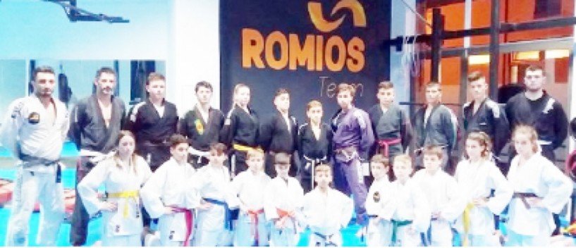 Για το κύπελλο προετοιμάζεται η ομάδα Jiu-Jitsu του Α.Σ. Ρωμιός