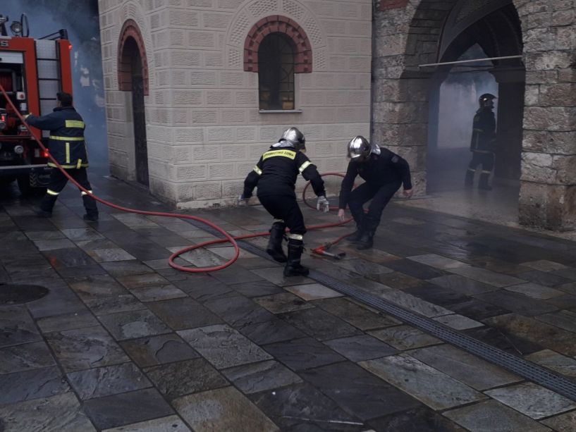 Καπνός χωρίς φωτιά, ευτυχώς,  στον Άγιο  Αντώνιο Βέροιας