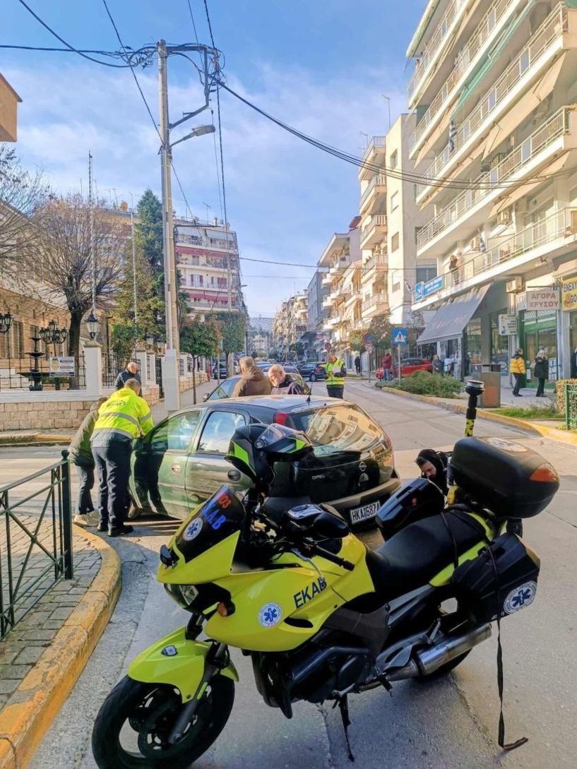 Τροχαίο στο κέντρο της Βέροιας προκάλεσε πρωινό μποτιλιάρισμα