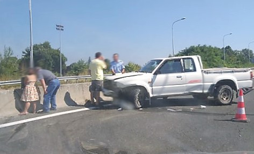 Τροχαίο στην Εγνατία Οδό - Στο ύψος της Κουλούρας