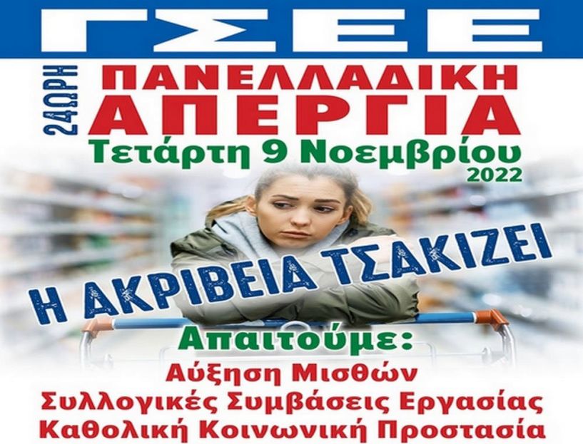 Σημμετοχή του Εργατικού Κέντρου Βέροιας στην Πανελλαδική Απεργία της  Γ.Σ.Ε.Ε.