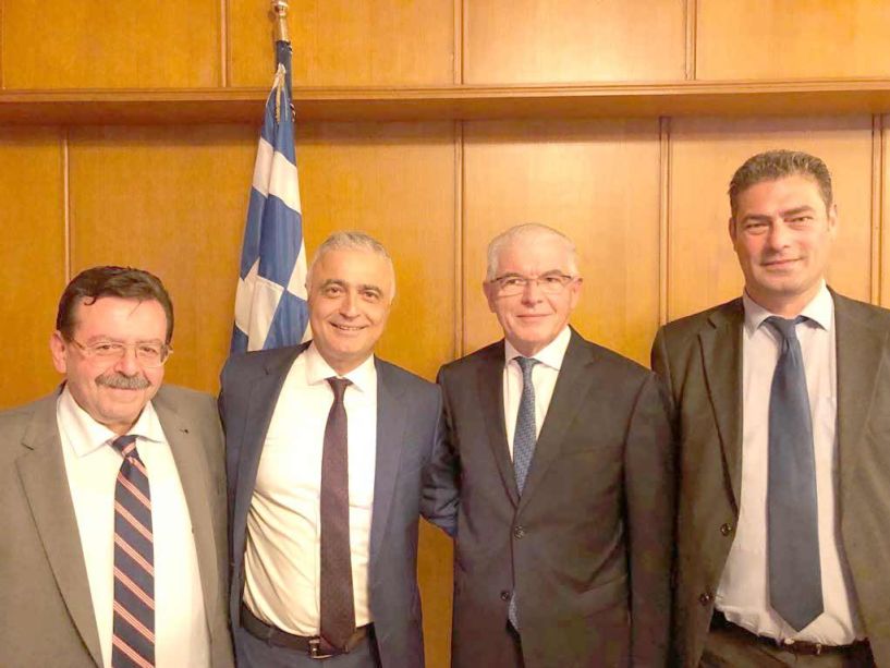 Ο Λάζαρος Τσαβδαρίδης με το νέο Διοικητικό Συμβούλιο του ΕΛΓΑ