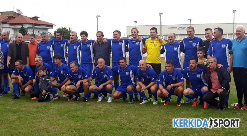 Συγκίνηση στο φιλικό για τον Νίκο Κυζερίδη που έγινε στη Νάουσα