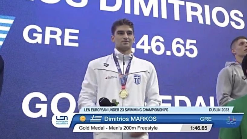 Κολύμβηση: «Χρυσός» πρωταθλητής Ευρώπης ο Δημήτρης Μάρκος