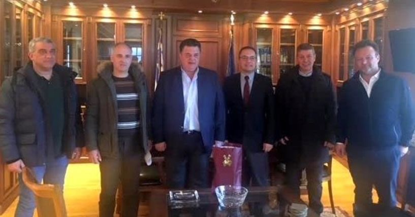 Ο Τούρκος εμπορικός ακόλουθος στο Επιμελητήριο Ημαθίας
