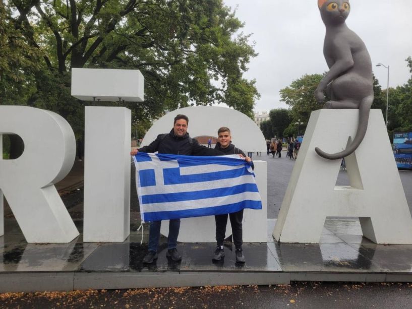 Με την Εθνική μπάσκετ στη Ρίγα ο Πέτρος Κουτόβας