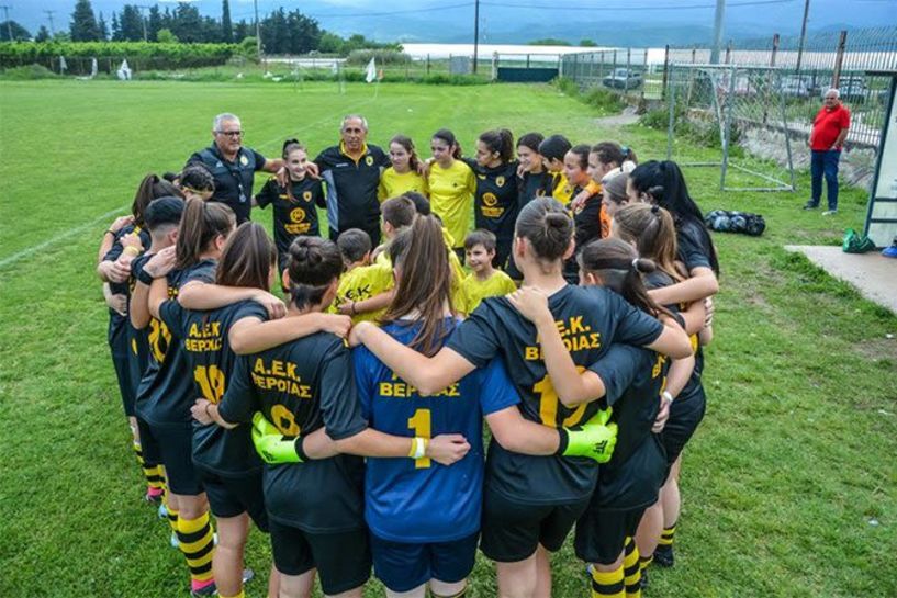 Πανηγυρικό φινάλε για τα κορίτσια της ΑΕΚ Βέροιας!