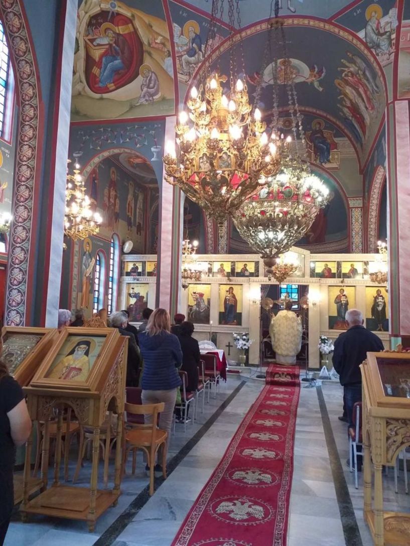 Θεία Λειτουργία και τέλεση πάνδημου ετήσιου μνημόσυνου στην Ιερά Μονή Αγίου Γεωργίου Περιστερεώτα