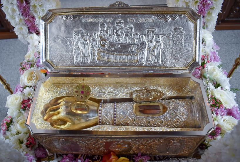 Τα Ιερά Λείψανα του Αγίου Λουκά και του Αγίου Δημητρίου του Μυροβλήτου στην Παναγία Δοβρά Βέροιας
