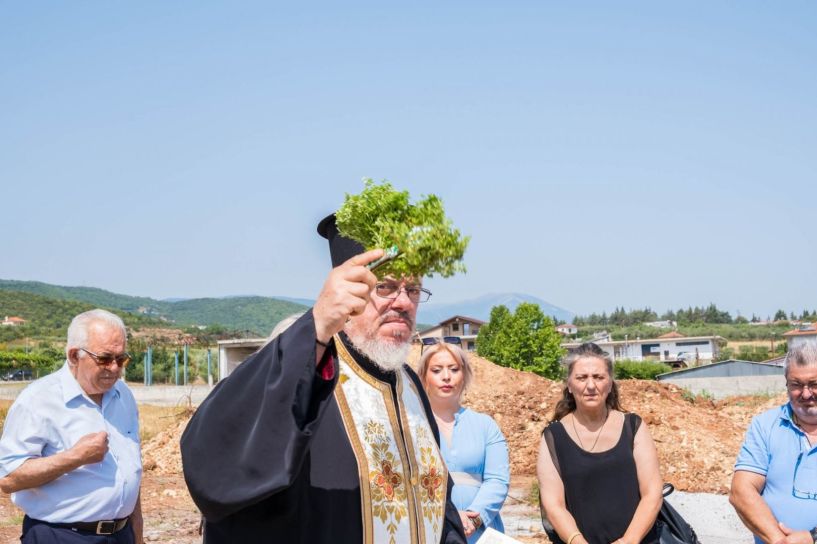 Αγιασμός για την έναρξη ανέγερσης του νέου ΚΔΗΦ των 