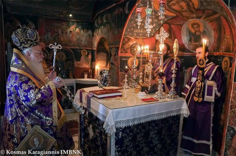 Τελευταία Προηγιασμένη Θεία Λειτουργία στην Ι. Μ. Αγίων Πάντων Βεροίας
