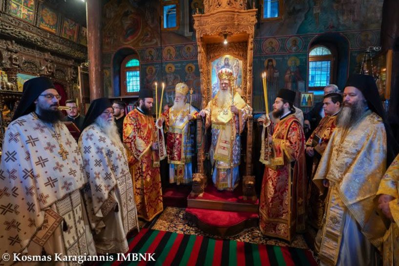 Δισαρχιερατικό Συλλείτουργο για τον Άγιο Κλήμη στην Ιερά Μονή του Τιμίου Προδρόμου Σκήτης Βεροίας