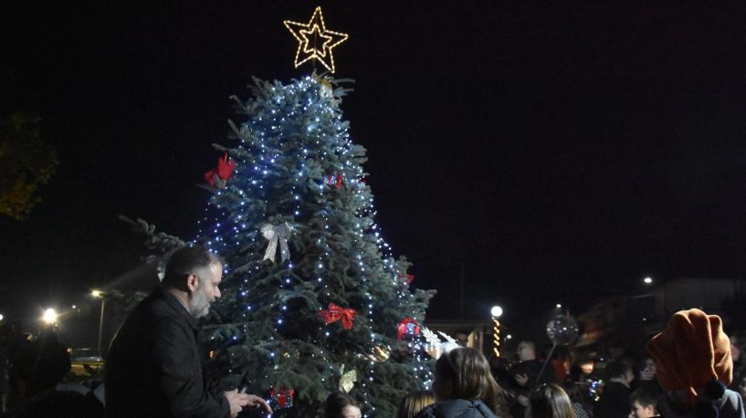Δήμος Νάουσας: Φωταγωγήθηκαν τα Χριστουγεννιάτικα Δέντρα  των Τοπικών Κοινοτήτων 