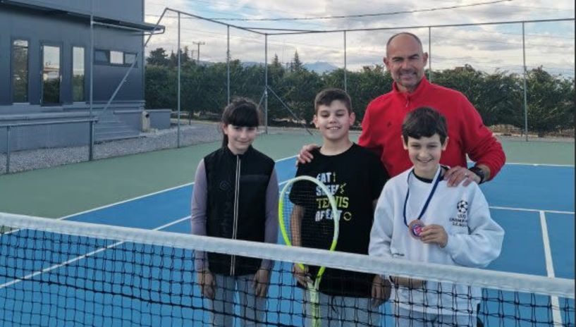 3η θέση ο Λιμπάντσης  Θανάσης του Ομίλου Αντισφαίρισης ΑΛΕΞΑΝΔΡΟΣ Βέροιας.