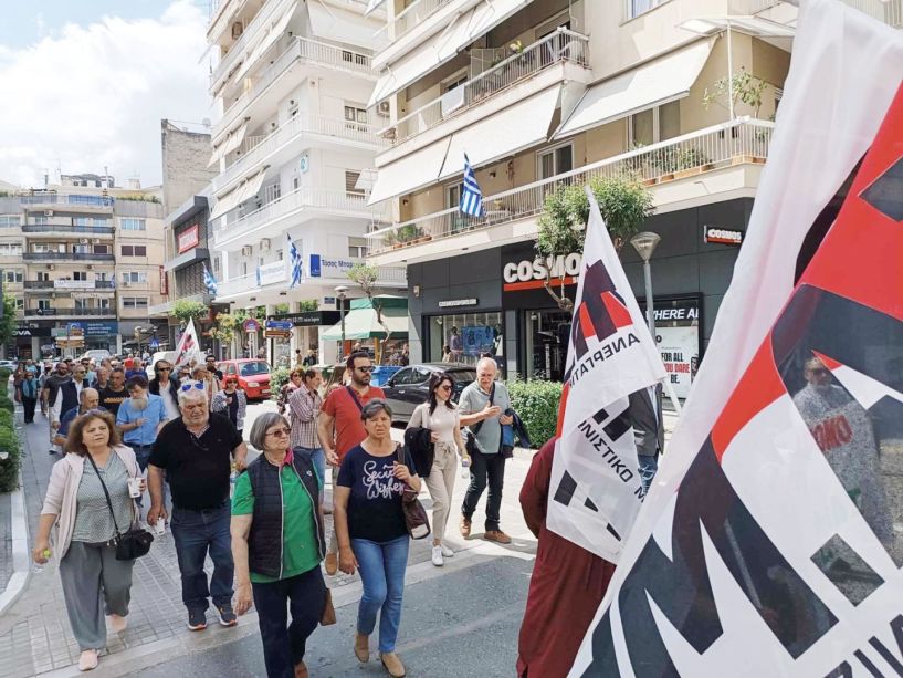 Συγκεντρώσεις και καταθέσεις στεφάνων για την χθεσινή Πρωτομαγιά στη Βέροια