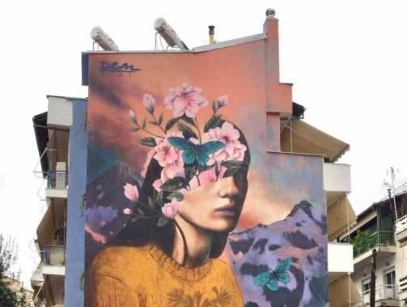 Δεύτερο, από τα 10 καλύτερα graffiti ανά τον κόσμο, το έργο του Βεροιώτη street artist Θέμη Κωνσταντινόπουλου