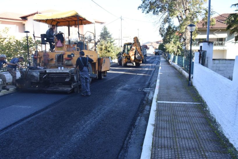Δήμος Νάουσας: Ασφαλτοστρώσεις στην Τοπική Κοινότητα Κοπανού