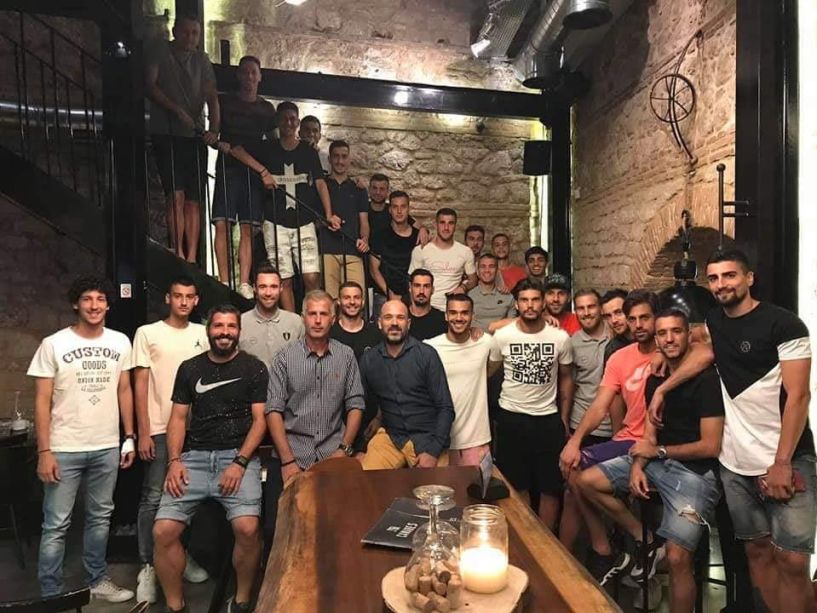 Ευχαριστήριο της Διοίκησης της Βέροιας προς τον Δημήτρη Φουρκιώτη 