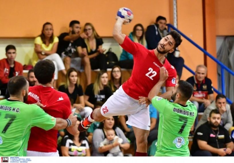 Χαντ μπολ Α1. Δεύτερη συνεχόμενη ήττα για τον Φίλιππο 24-22 στον Διομήδη