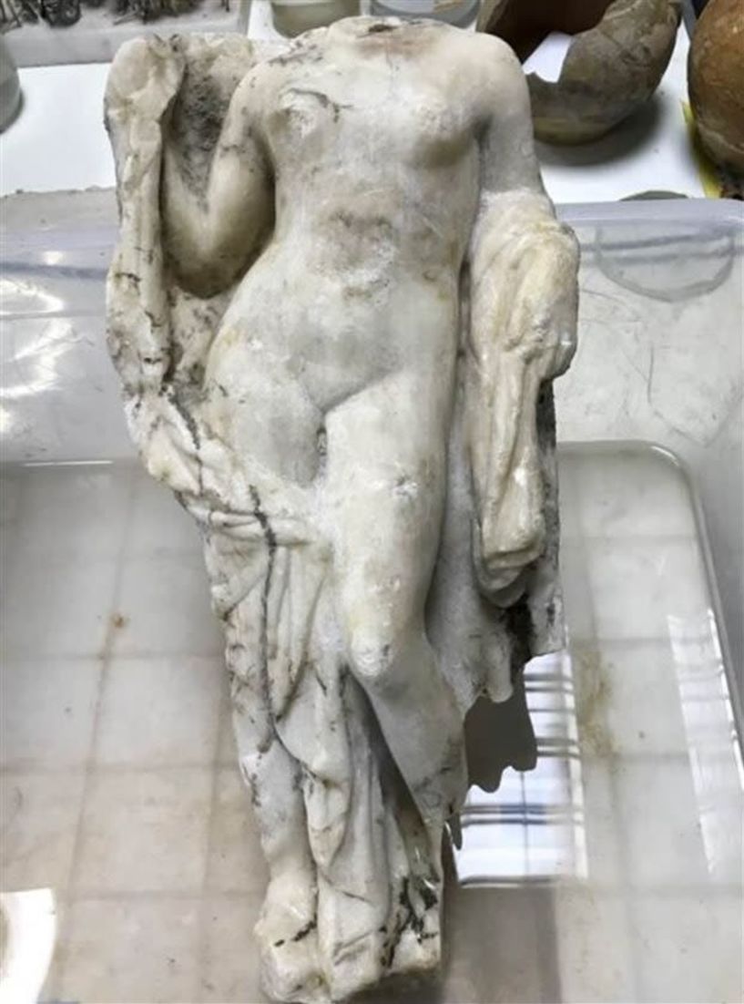 Ακέφαλο άγαλμα της Αφροδίτης βρέθηκε στο Μετρό της Θεσσαλονίκης