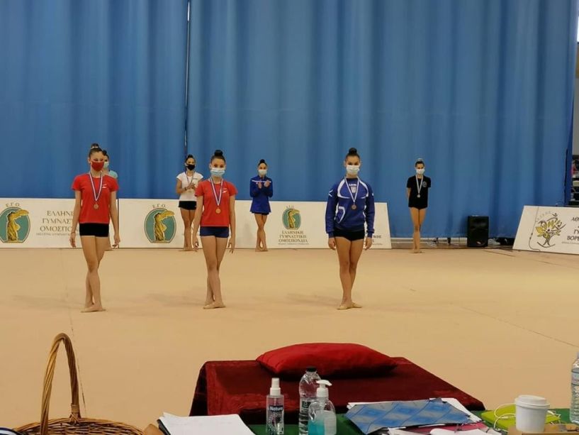 Χάλκινο μετάλλιο για την Κιάτση Αικατερίνη του Φιλίππου Βέροιας στην ρυθμική γυμναστική.  