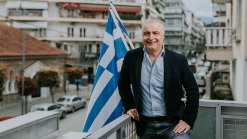 Ο Λάζαρος Τσαβδαρίδης, εκπρόσωπος την Κυβέρνησης  στα Ελευθέρια Βέροιας και Νάουσας