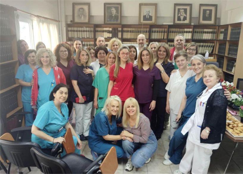 Γιορτάστηκε η Παγκόσμια Ημέρα Νοσηλευτή σήμερα Δευτέρα 12 Μαΐου στο Γενικό Νοσοκομείο Νάουσας