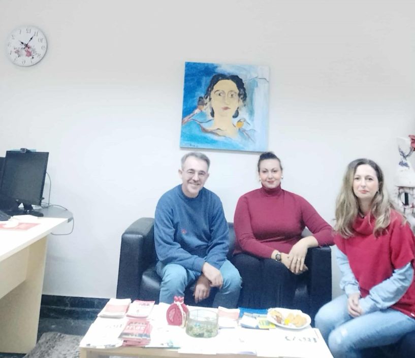 Επίσκεψη του Προϊσταμένου του Γραφείου Αντιμετώπισης Ενδοοικογενειακής Βίας του Α.Τ. Βέροιας Σαμούκα Αθανάσιου στο Κέντρο Συμβουλευτικής Υποστήριξης Γυναικών Δήμου Βέροιας