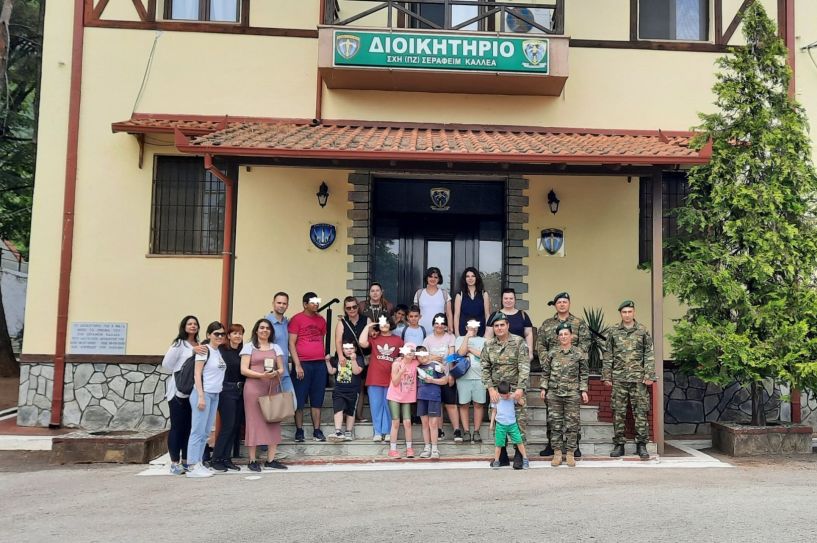 Το Ειδικό δημοτικό σχολείο Νάουσας  στη Β΄ Μοίρα Καταδρομών