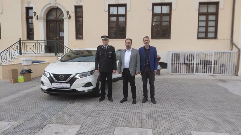 Όχημα προς ενίσχυση της αστυνόμευσης, δώρισε  ο Δήμος Βέροιας στη Διεύθυνση Αστυνομίας Ημαθίας