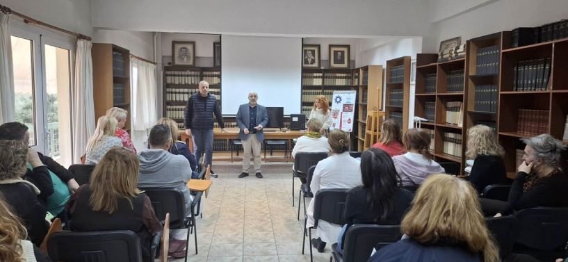 Ενημερωτική δράση  στο  Νοσοκομείο Νάουσας  για την έμφυλη βία