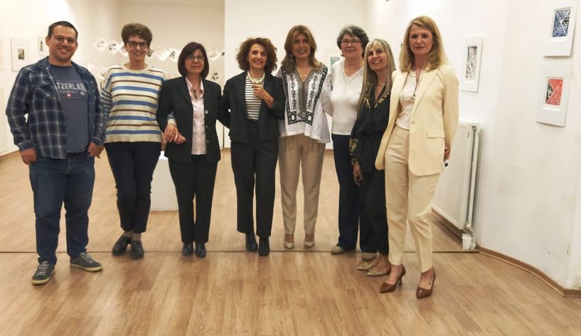 Εγκαινιάσθηκε η έκθεση χαρακτικής από τον  Σύλλογο για τη Διάδοση των Εικαστικών Τεχνών