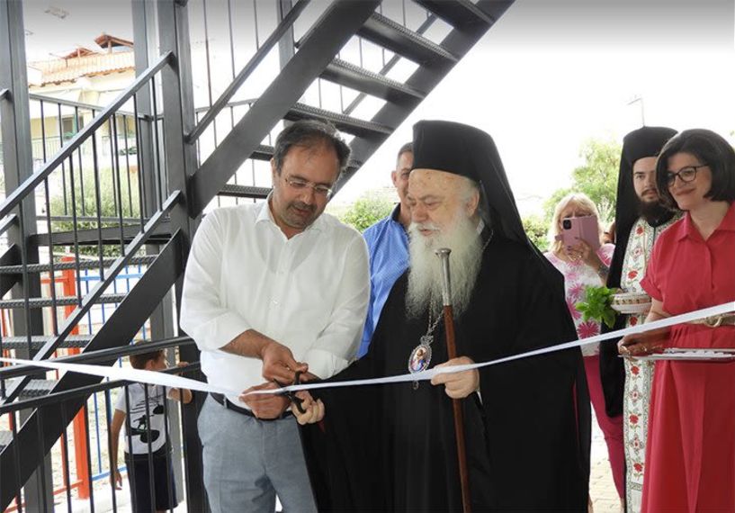 Εγκαινιάστηκε και λειτουργεί ο νέος, σύγχρονος δημοτικός βρεφικός σταθμός στην Κυψέλη  -Δήμαρχος και Μητροπολίτης έκοψαν την κορδέλα  