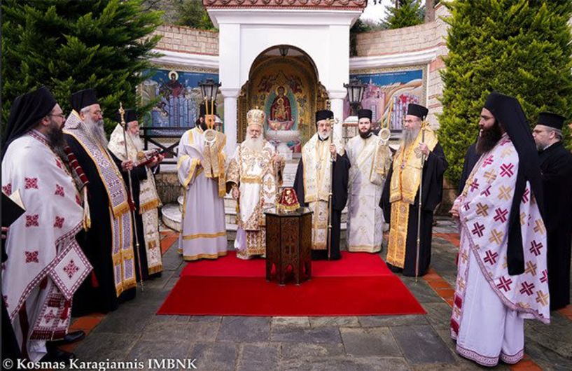 Τελέστηκαν τα εγκαίνια του πρώτου Ιερού Παρεκκλησίου προς τιμήν του Οσίου Γερασίμου του Υμνογράφου