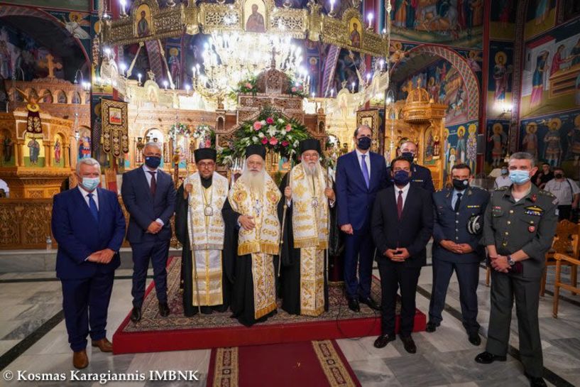 Μεθεόρτιος Πολυαρχιερατικός Εσπερινός και Εγκώμια του Επιταφίου της Υπεραγίας Θεοτόκου στην Αλεξάνδρεια