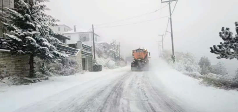 «Άσπρη» μέρα χθες στην Ημαθία