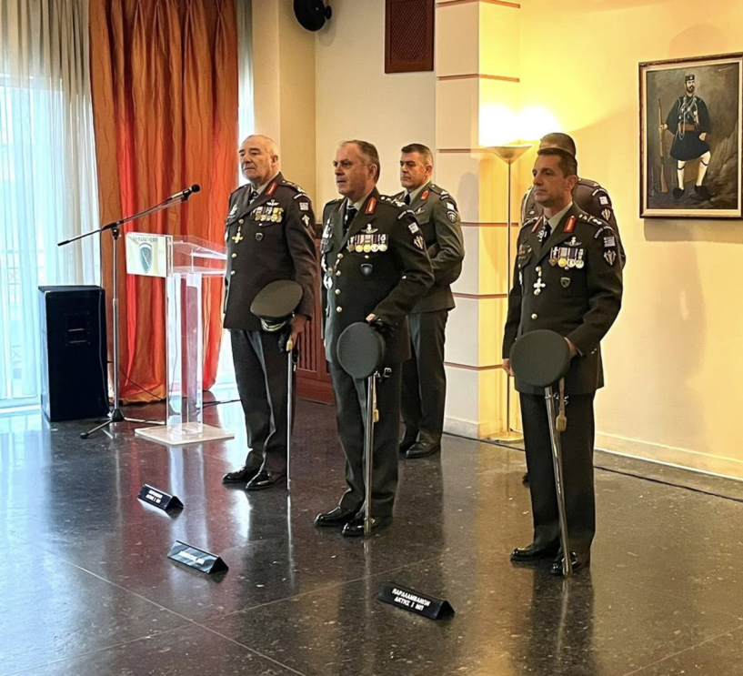 Ανέλαβε ο νέος διοικητής της 1ης Μεραρχίας, υποστράτηγος Χαράλαμπος Γεωργίου